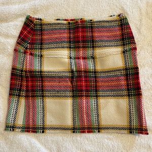 JCrew Wool Tartan Plaid Skirt - Sz 2